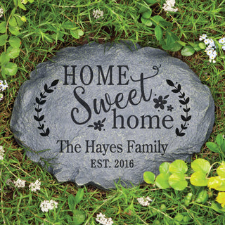 Home Sweet Home Personalized Garden Stone