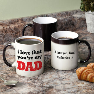 I Love That You're My Dad Personalized Color Changing Coffee Mug - 11 oz.