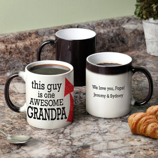 Awesome Grandpa Personalized Color Changing Coffee Mug - 11 oz.