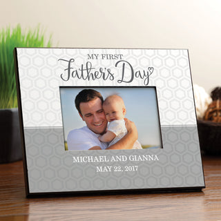 My First Father's Day Personalized Frame
