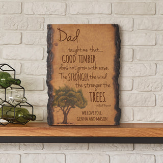 For Him Personalized Bark Sign