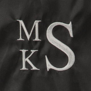 Stacked Monogram Personalized Garment Bag