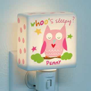 Sandra Magsamen Personalized Girl Owl Nightlight