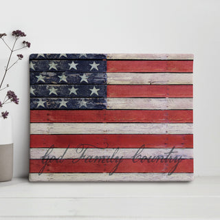 American Flag 11x14 Canvas