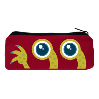 Personalized Monster Boy's Red Pencil Case