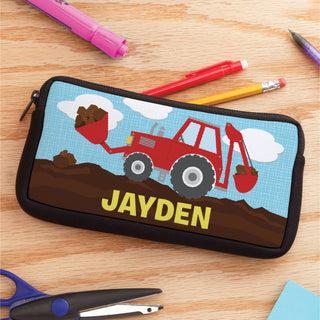 Personalized Construction Pencil Case