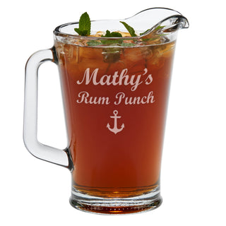 You Name It Personalized Glass Pitcher