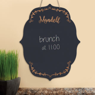 Personalized Family Chalkboard Sign