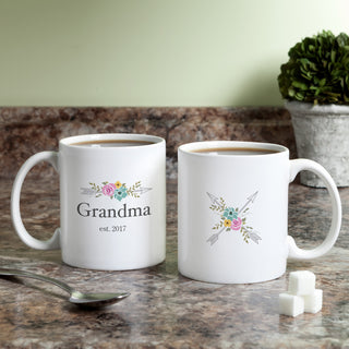 For Grandma Personalized White Coffee Mug - 11 oz.
