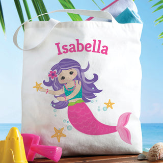 Sweet Mermaid Personalized Tote Bag