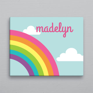 My Name 16x20 Personalized Rainbow Canvas