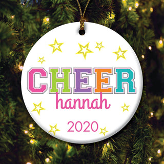 Personalized Cheer Ornament