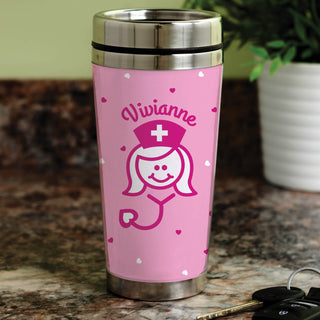 Personalized Nurse Travel Mug