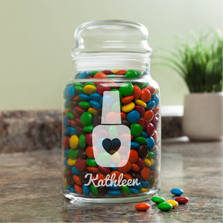 Personalized Manicurist Glass Treat Jar