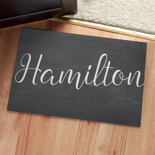 Family Name Personalized Doormat - 18x27 Inch, 1/8" Thin