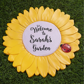 My Garden Personalized Sunflower Garden Stone