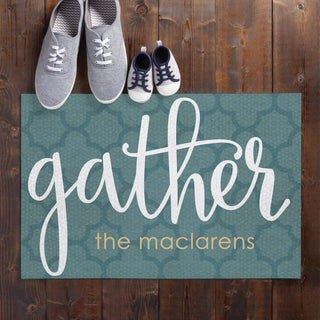 Gather Personalized Doormat - 18x27 Inch, 1/8" Thin