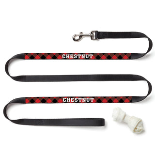 Personalized Buffalo Plaid Dog Leash