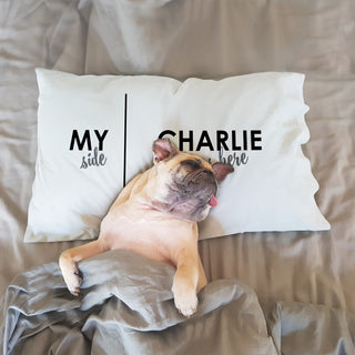 Dog Sleeps Here Personalized Pillowcase