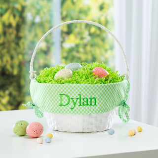 Personalized Easter Basket with Green Liner