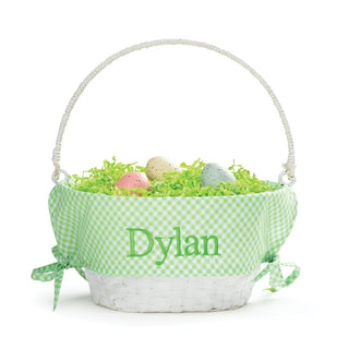 Personalized Easter Basket with Green Liner