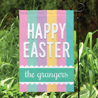Happy Easter Personalized Garden Flag