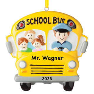 School Bus Driver Personalized Ornament