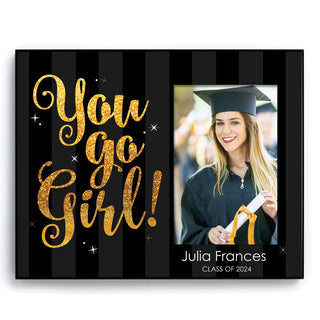You Go Girl Personalized Graduation Frame