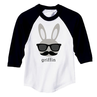 Boy Bunny Personalized Jersey T-Shirt