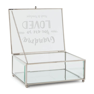 You Are So Loved Personalized Glass Box