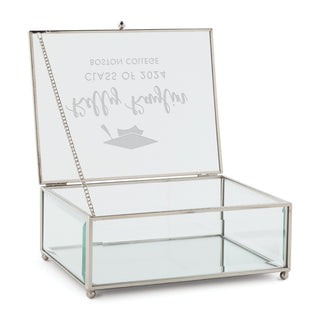 Graduation Personalized Glass Box