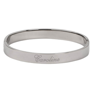 You Name It Script Font Personalized Hidden Clasp Bracelet