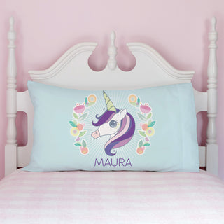 Sassy Unicorn Personalized Pillowcase