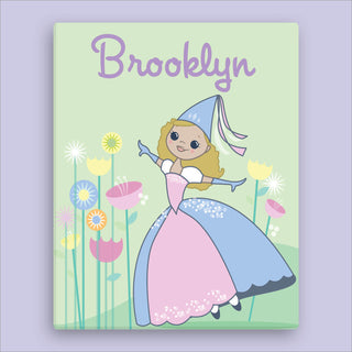 Personalized Light Skin Princess 11x14 Canvas