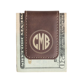 Monogram Personalized Money Clip