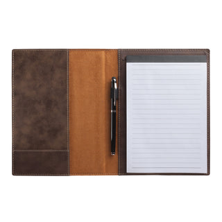 Personalized Faux Leather Padfolio