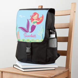 Happy Mermaid Personalized Backpack