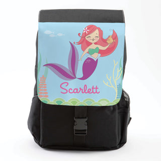 Happy Mermaid Personalized Backpack