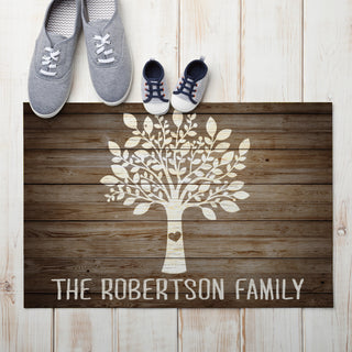 Our Family Tree Personalized Doormat
