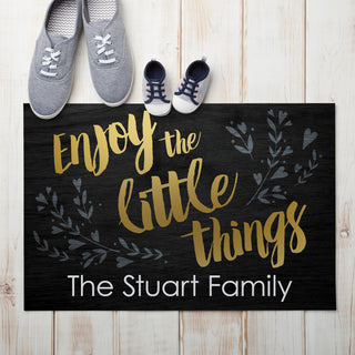 Enjoy The Little gs Personalized Doormat - 18x27 Inch, 1/8" Thin