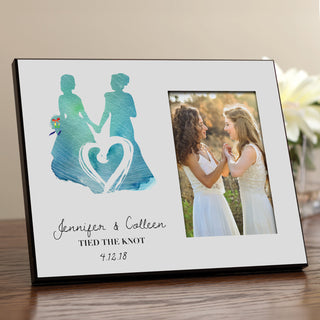 Mrs. and Mrs. Personalized Picture Frame
