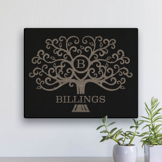 Our Family Tree Personalized 11x14 Canvas