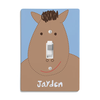 Sandra Magsamen Boy Horse Personalized Light Switch Cover