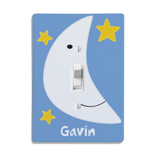 Sandra Magsamen Blue Moon Personalized Light Switch Cover