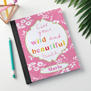 Sandra Magsamen Wild And Beautiful Truth Personalized Notebook
