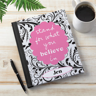 Sandra Magsamen Stand For What You Believe In Personalized Notebook