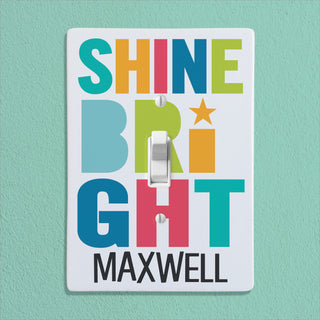 Shine Bright Personalized Switch Plate