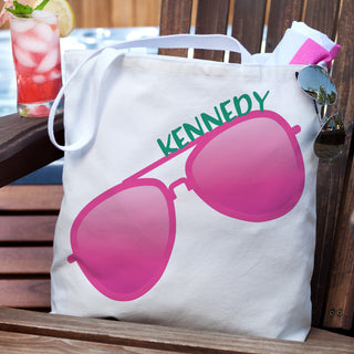 Personalized Sunglasses Tote Bag