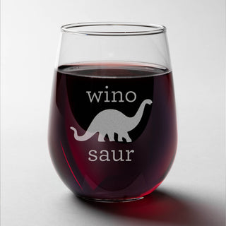 Wino Saur Stemless Wine Glass