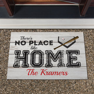 There's No Place Like Home Personalized Doormat